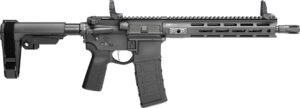 Springfield Saint Victor V2 5.56 NATO 11.5" MLOK SBA3 AR-15 Pistol, Black - STV9115556BPV2SBA3