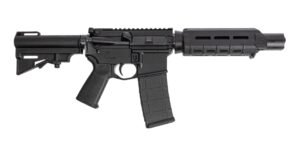 PSA 7" Pistol-Length 5.56 NATO 1/7 Nitride MOE AR-15 Complete Pistol W/HAR-15 Brace, Black