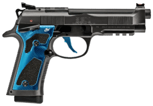 Beretta 92X Performance Carry Optic 9mm Pistol 4.9" 18rd Blk / Blue/ Graphite Gray - J92XPCOBL18