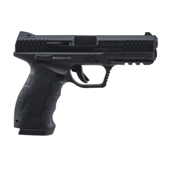 SAR USA METE 9mm 17rd 4.4" Pistol, Black No Safety - SAR9METENSBL