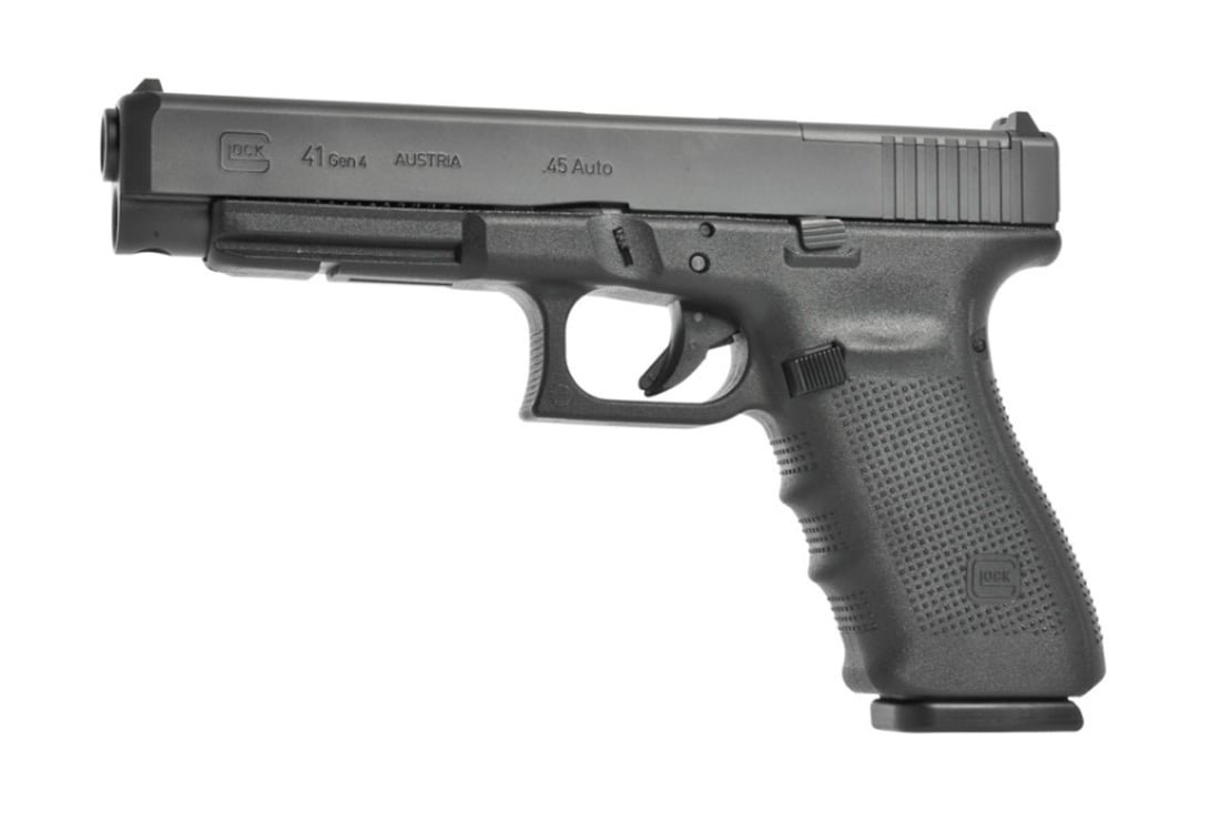 Glock 41 Gen 4 MOS .45 ACP 5.31" 13 Round Pistol, Black - UG4130103MOS