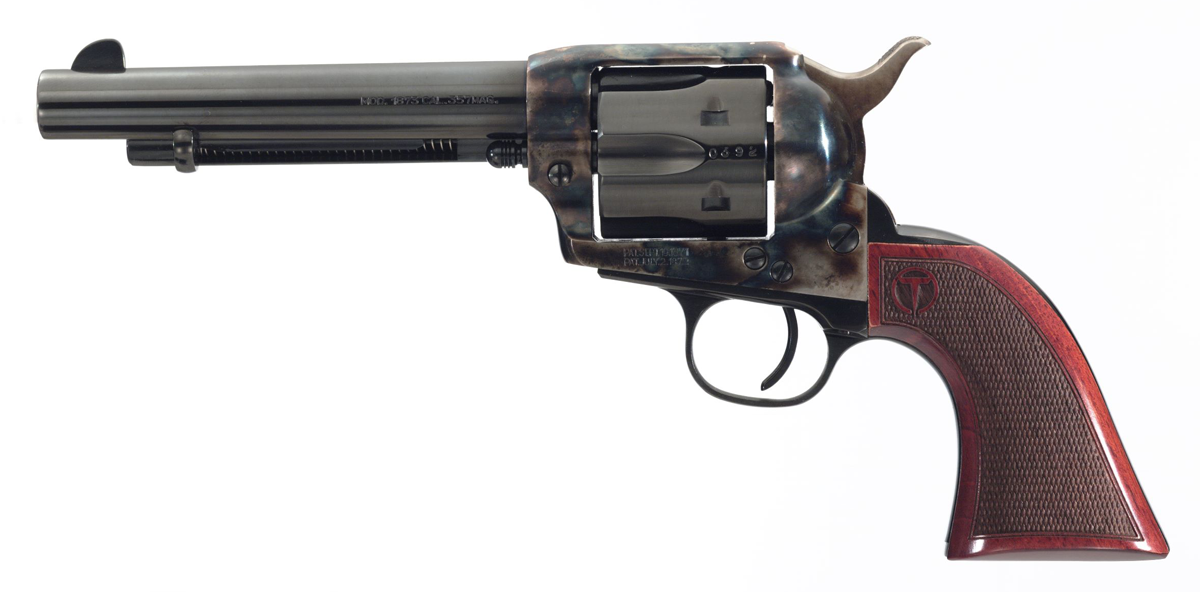 Taylors & Company The Smoke Wagon Taylor Tuned Standard 5.5" .357 Mag Revolver, Case Hardened - 4108DE
