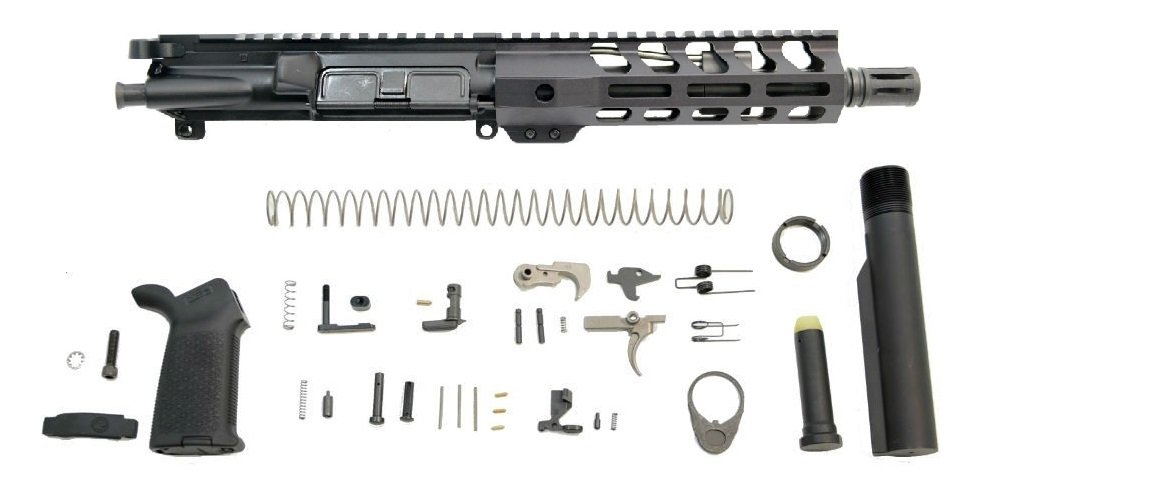 PSA 7.5" Pistol-length 300AAC Phosphate 7" Lightweight M-Lok MOE EPT Pistol Kit