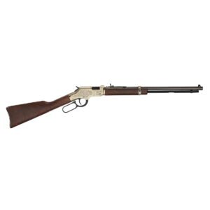 Henry Golden Boy Deluxe Engraved 4th Edition .17 HMR Lever Action Rifle, Fancy American Walnut - H004VD4