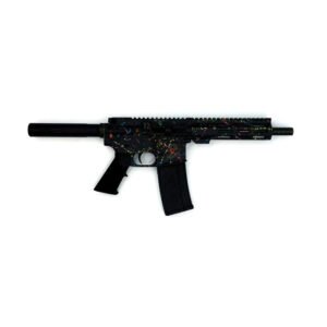 Great Lakes Firearms Saved By The Splatter .223 Wylde 7.50" AR Pistol, Black - GL15223PSBLK
