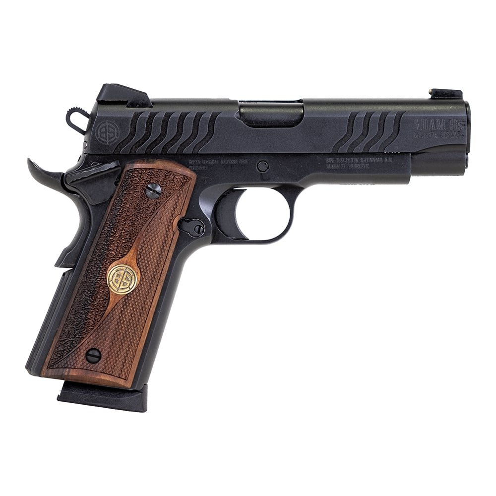 Dickinson Arms 1911 Adam 4.25" 9mm 10rd Pistol, Black / Wood Grip - DKSN9BS