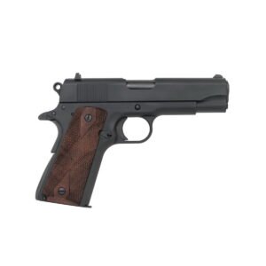 Tisas USA 1911 A1 Tank Commander 9mm 4.25" 9rds Pistol, Black - Classic Design with Modern Performance - 10100116
