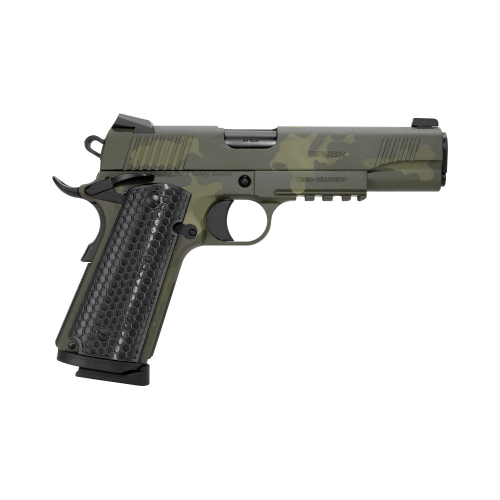 Girsan Untouchable MC1911 .45 ACP 5" Pistol 8rds, OD Green Camo - 392074