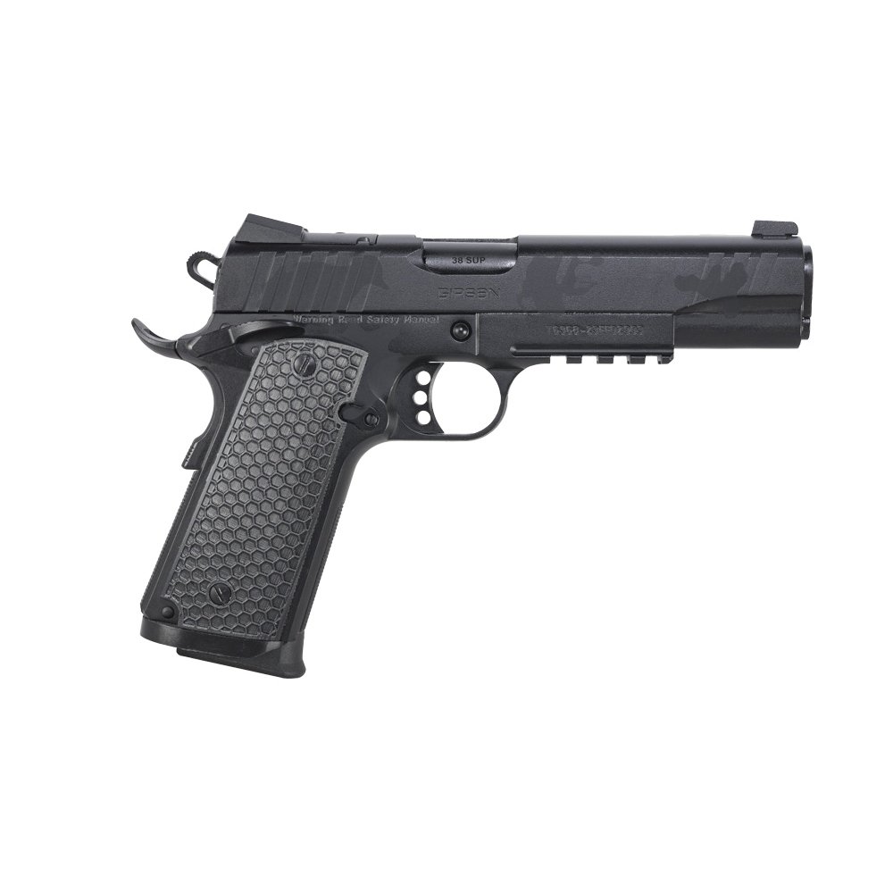 Girsan Influencer MC1911 .38 Super 5" 9rd Pistol, Black Camo - 391159