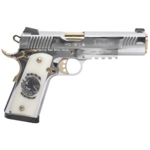Girsan MC1911S Liberador II 9mm 5" 9rd Handgun, Stainless/Gold - 391053