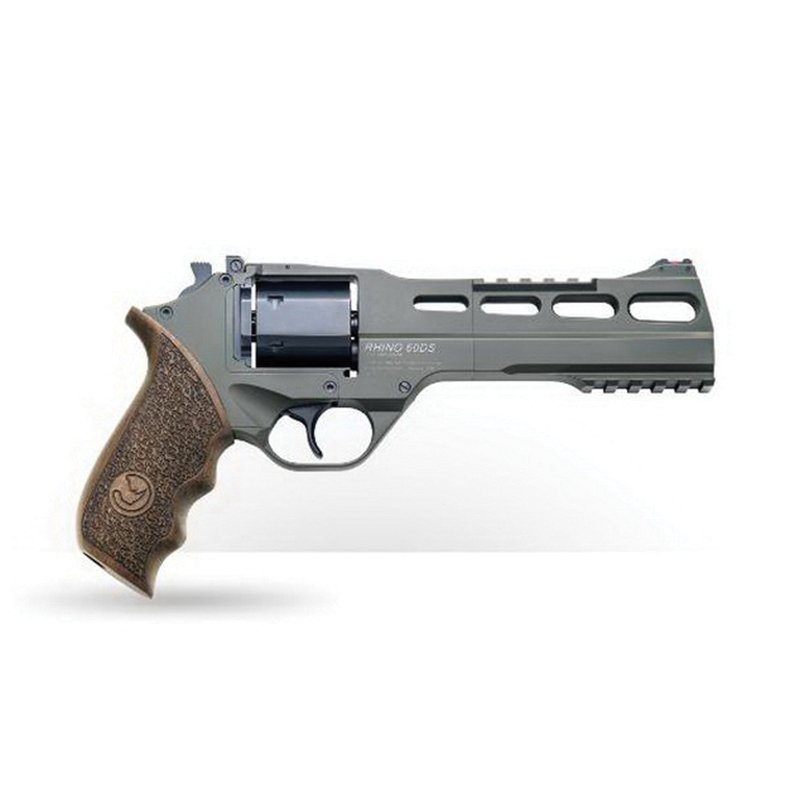 Chiappa Firearms Rhino 60DS Hunter Large .357 Mag Revolver, Cerakote Green - 340.282