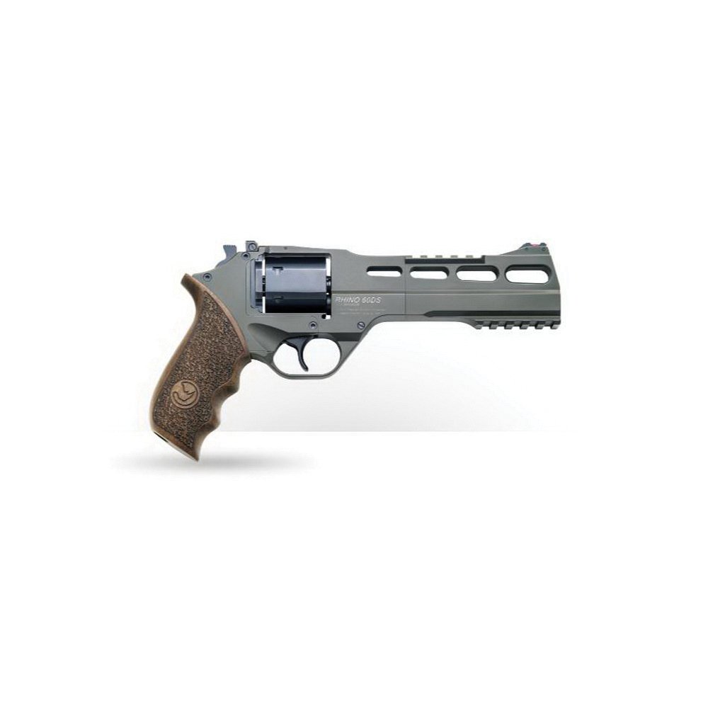 Chiappa Firearms Rhino 60DS Hunter SAR Large .357 Mag Revolver, Cerakote Green - CF340.282