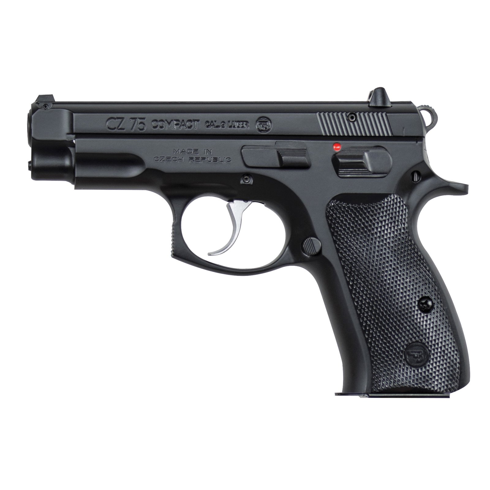 CZ-USA CZ 75 Compact (Low Capacity) 9mm Pistol, Blk - 01190