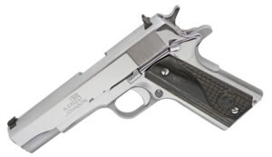 Iver Johnson Arms 1911 A1 Government .38 Super Pistol, Chrome - 1911 38CHRW