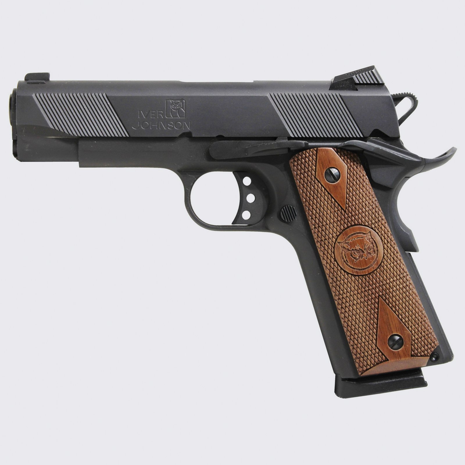 Iver Johnson Arms 1911 Hawk Commander .45 ACP Pistol, Matte Blue - HAWK