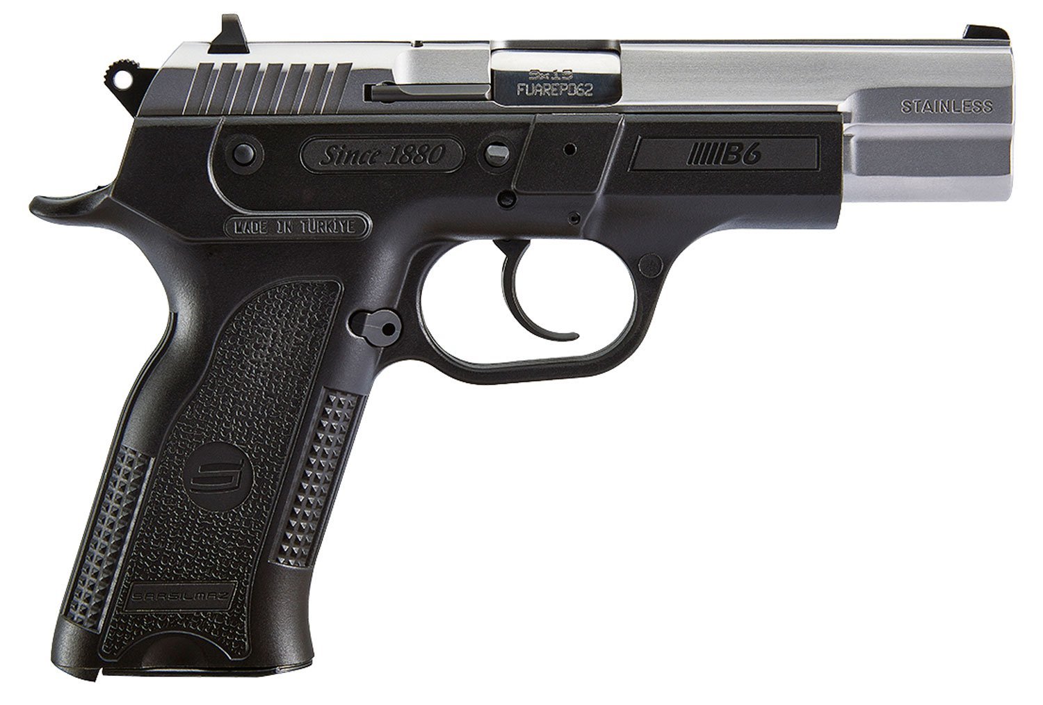SAR USA B6 9mm Pistol, Blk - B69ST