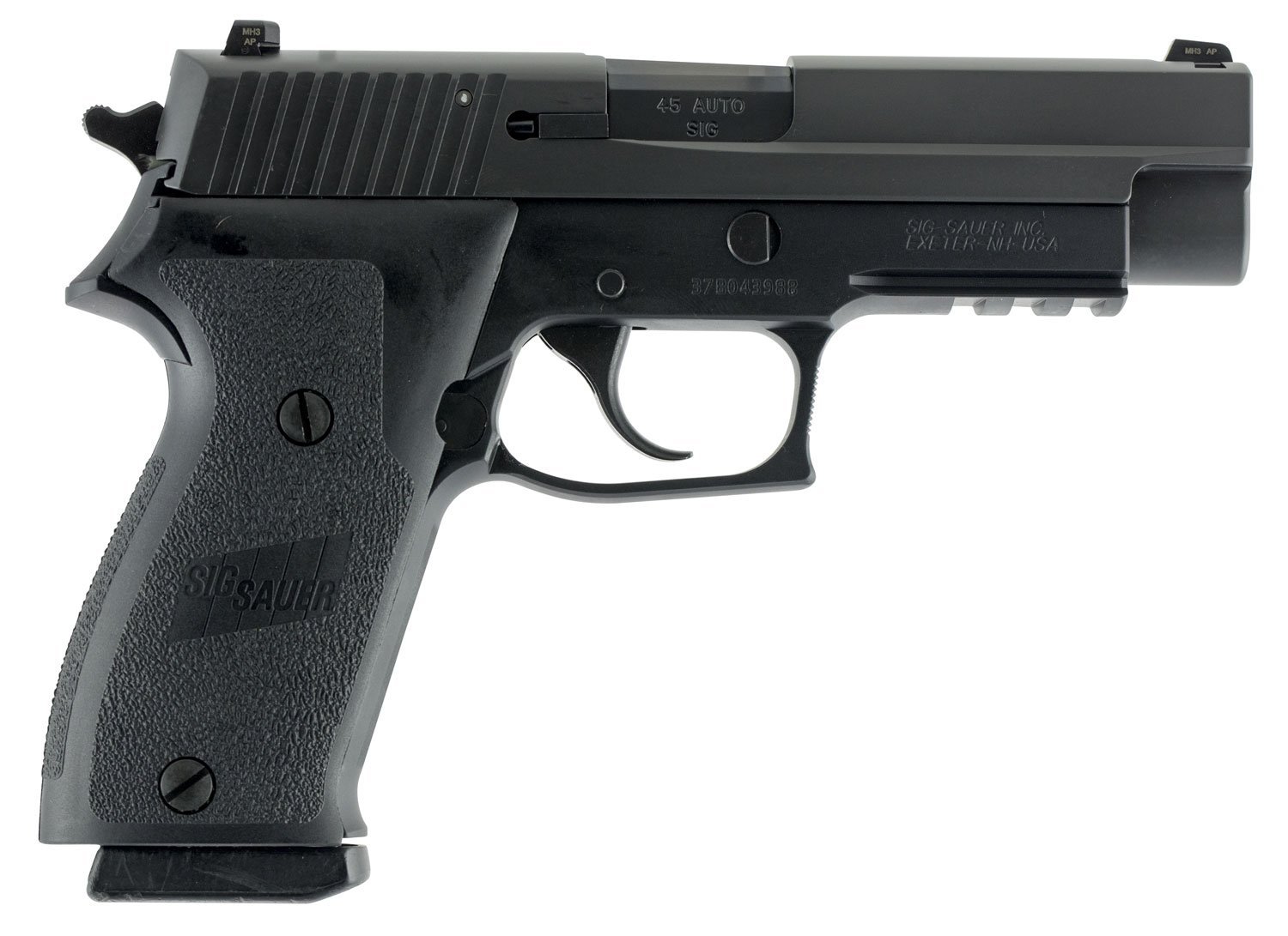 Sig Sauer P220 Nitron Full-Size .45 ACP Semi-Automatic Pistol, Hardcoat Anodized Black - 220R-45-BSS-CA