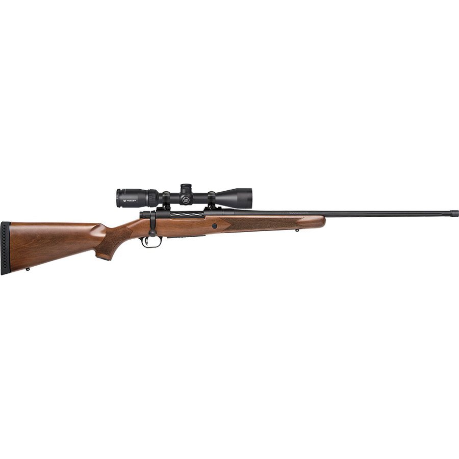 Mossberg Patriot Walnut 7mm Rem Mag Bolt Action Rifle w/ 3-9x40mm Vortex Crossfire II Scope, Brown - 28127