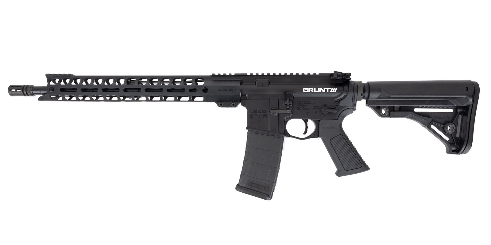Lead Star Arms Grunt Rifle - 16" M4 w/ 15" Grunt Handguard (Black)