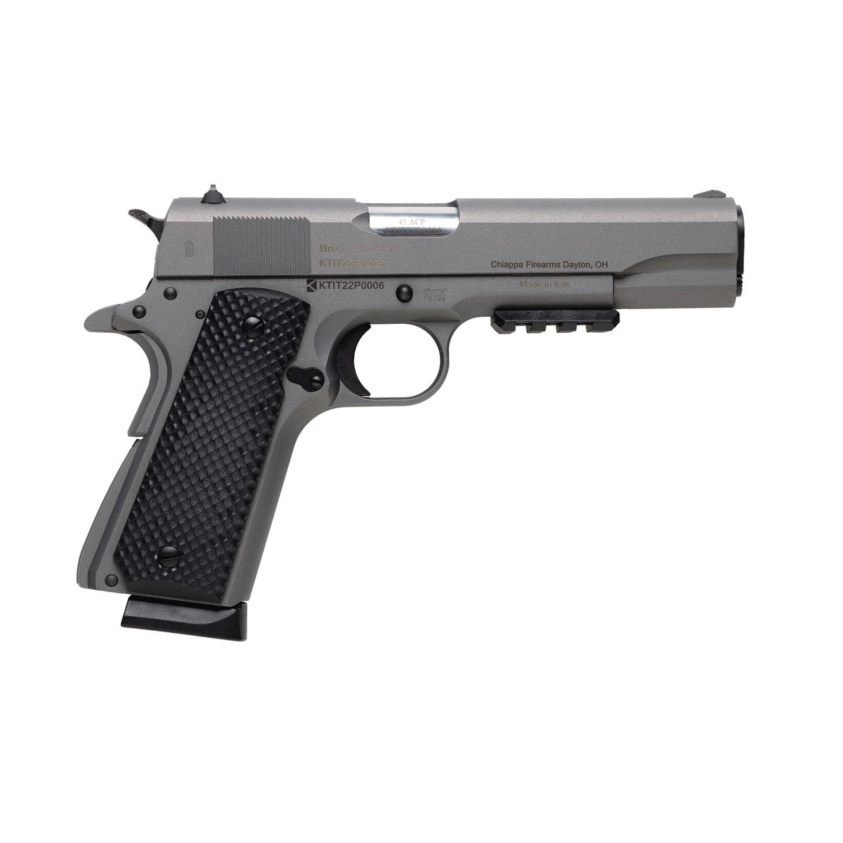 Charles Daly 1911 .45 ACP 5" Mystikote Pistol 8rds, Gray - 440.179