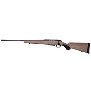 Tikka T3x Lite Roughtech 7mm Remington Magnum Bolt Action Rifle, Black/Tan - Classic Black and Tan Finish for Versatile Use - JRTXRT470