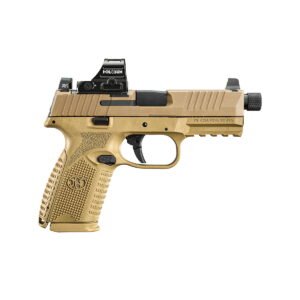 FN America 509 Midsize Tactical w/Holosun 407C 9mm 4.50" 15rds Pistol, Flat Dark Earth - 66-101938