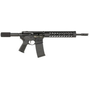 HM Defense RaiderM556 .223 Remington/5.56x45mm 12.50" AR Pistol, Black - HMP15FMB556
