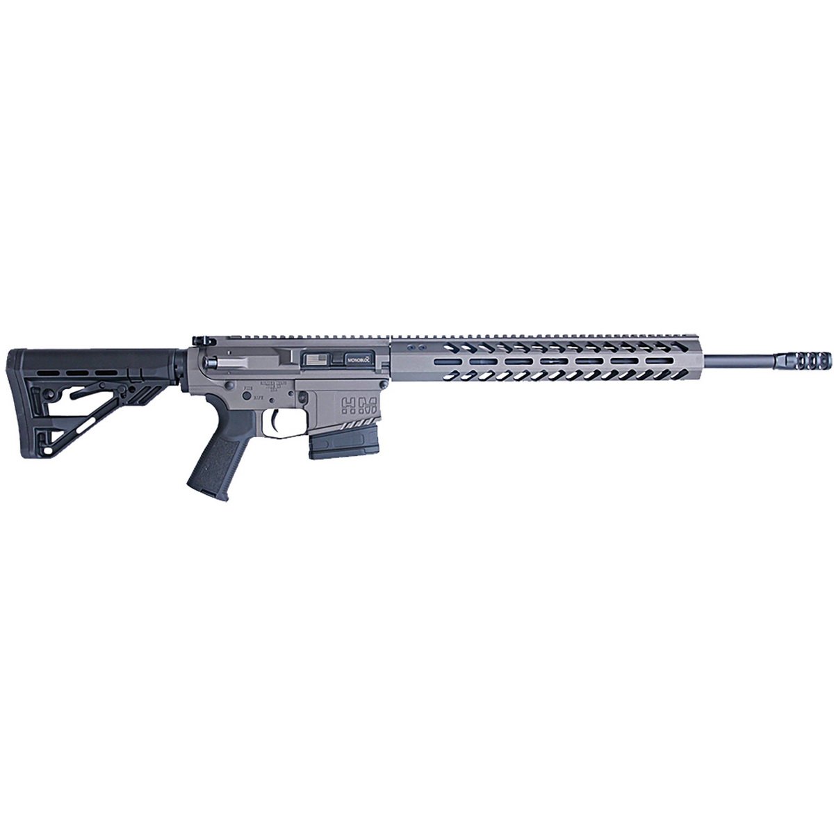 HM Defense Avenger 6.5 Creedmoor 20" AR Rifle, Tungsten Gray - HM1065