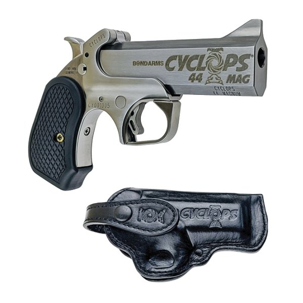 Bond Arms Cyclops Satin Package .44 Magnum 4.25" 1rds Pistol, Stainless - BACYP