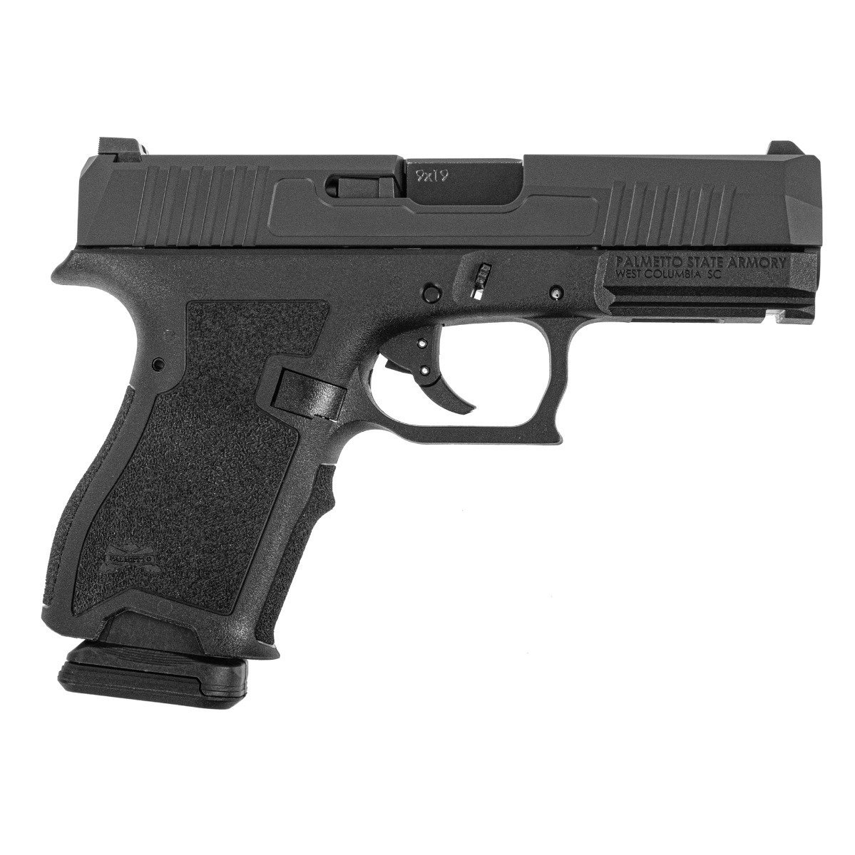PSA Dagger Compact 9mm Pistol with Extreme Carry Cuts, Black