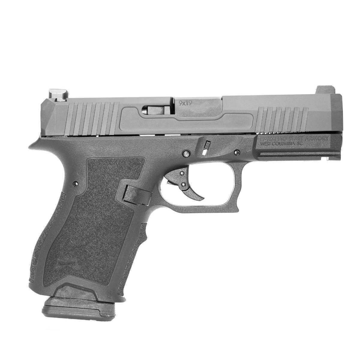 PSA Dagger Compact 9mm Pistol with Extreme Carry Cuts & Night Sights, Black DLC