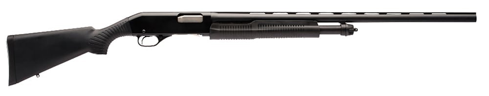 Savage Arms Stevens 320 Field Grade 20 Gauge Pump-Action Shotgun, Matte Black - 22436