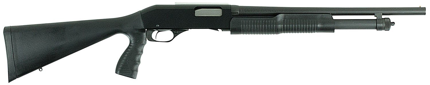 Savage Arms Stevens 320 Security Bead Sight with Pistol Grip 20 Gauge Pump-Action Shotgun, Matte Black - 22438