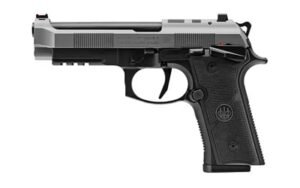 Beretta 92XI 9mm Pistol, 4.7" Barrel, Fiber Optic Sights, Black - J92FSR920