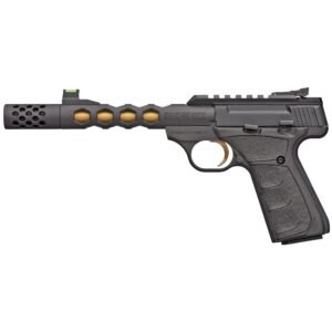Browning Buck Mark .22LR Pistol, 5.875" Barrel, Adjustable Fiber Optic Sights, Black - 51573490
