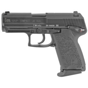 HK USP45C .45 ACP Pistol, 3.78" Barrel, 3 Dot Sights, Black - 81000343