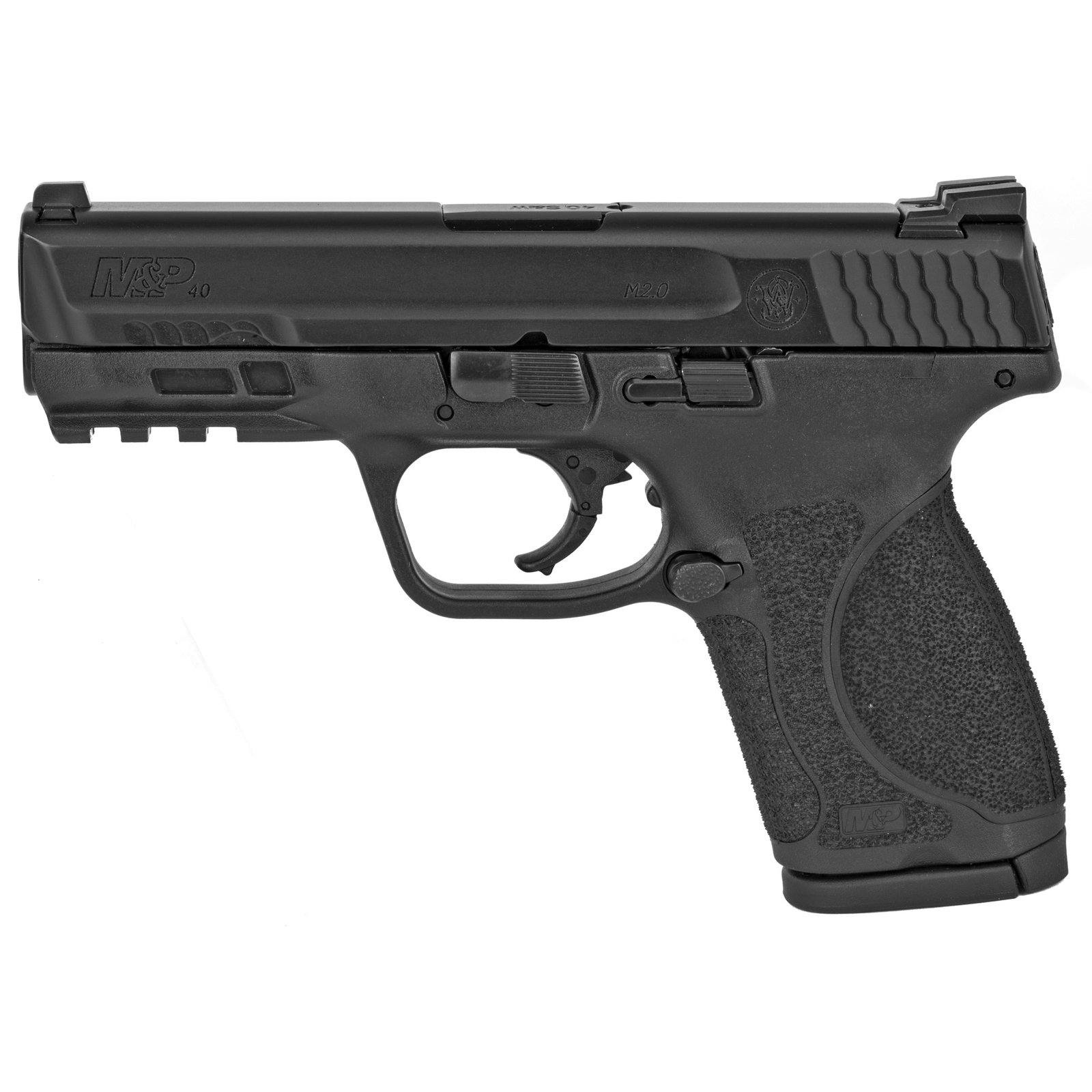 Smith & Wesson M&P 2.0 .40 S&W Pistol, 4" Barrel, 3 Dot Sights, Black - 12098