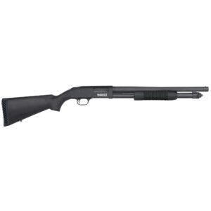 Mossberg 590S 12 Gauge Pump Action Shotgun, 18.5" Barrel, Blue - 51605