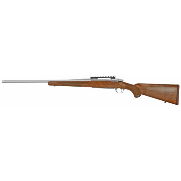 Ruger Hawkeye Hunter 6.5 Creedmoor Bolt Action Rifle, 22" Barrel, Silver - 57104