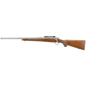 Ruger Hawkeye Hunter 6.5 Creedmoor Left Hand Bolt Action Rifle, 22" Barrel, Silver - 57120