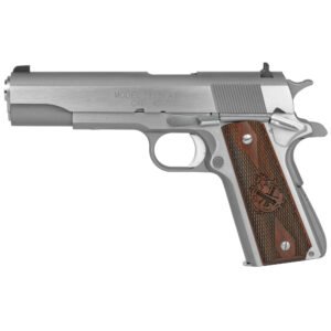 Springfield .45 ACP 1911 Pistol, 5" Barrel, 3 Dot Sights, Silver - PB9151LCA