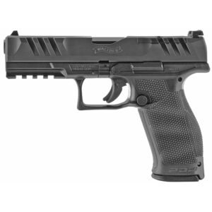 Walther PDP 9mm Pistol, 4" Barrel, Adjustable Rear Sights, Black - 2854694