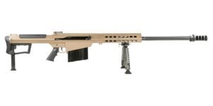 Barrett M107A1 29" Fluted Semi Auto .50 BMG Rifle, Flat Dark Earth Cerakote - 18065