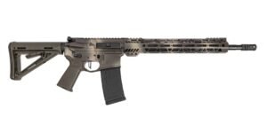 PSA Custom 16" Mid 5.56 1/7 13.5" Mlok Upper Rifle W/ Flatbow FCG, Brown Tan Camo