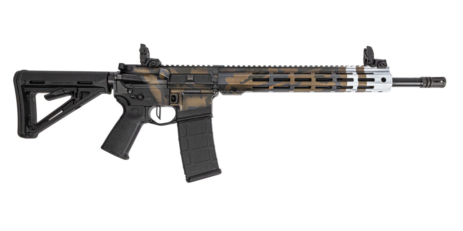 PSA Custom 16" 5.56 NATO1/7 Rifle W/ 13.5" Mlok Rail, PSA Custom Flatbow FCG - GCB