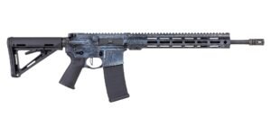 PSA Custom 16" 5.56 Nitride 1/7 Pencil Rifle W/ PSA Custom Flatbow FCG, Worn Ford Blue