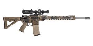 PSA Custom 20" 5.56 1/7 Nitride Rifle W/ 15" Mlok Rail, Vortex Strike Eagle Scope - Swamp Moss Camo