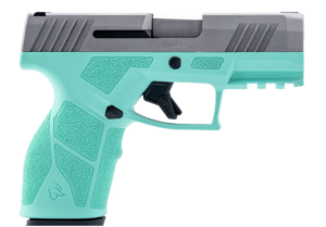 Taurus GX2 3.38" 9MM Pistol W/ (2)13rd Mags, Cyan/SS