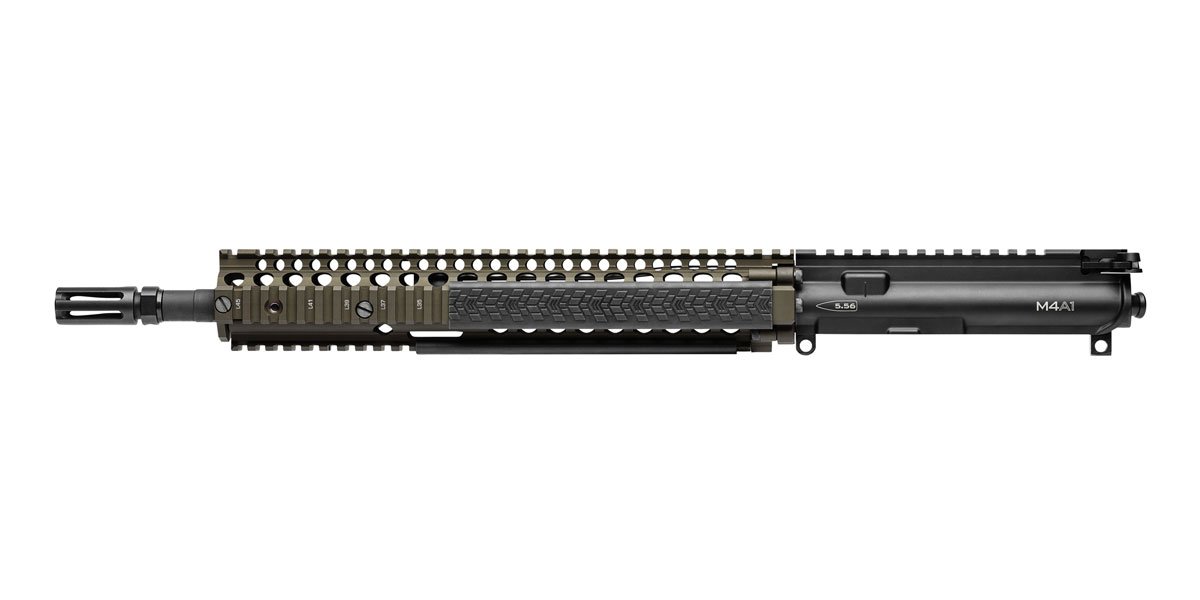Daniel Defense M4A1 14.5" Pinned 5.56x45mm Upper Receiver, FDE - 23-004-13150