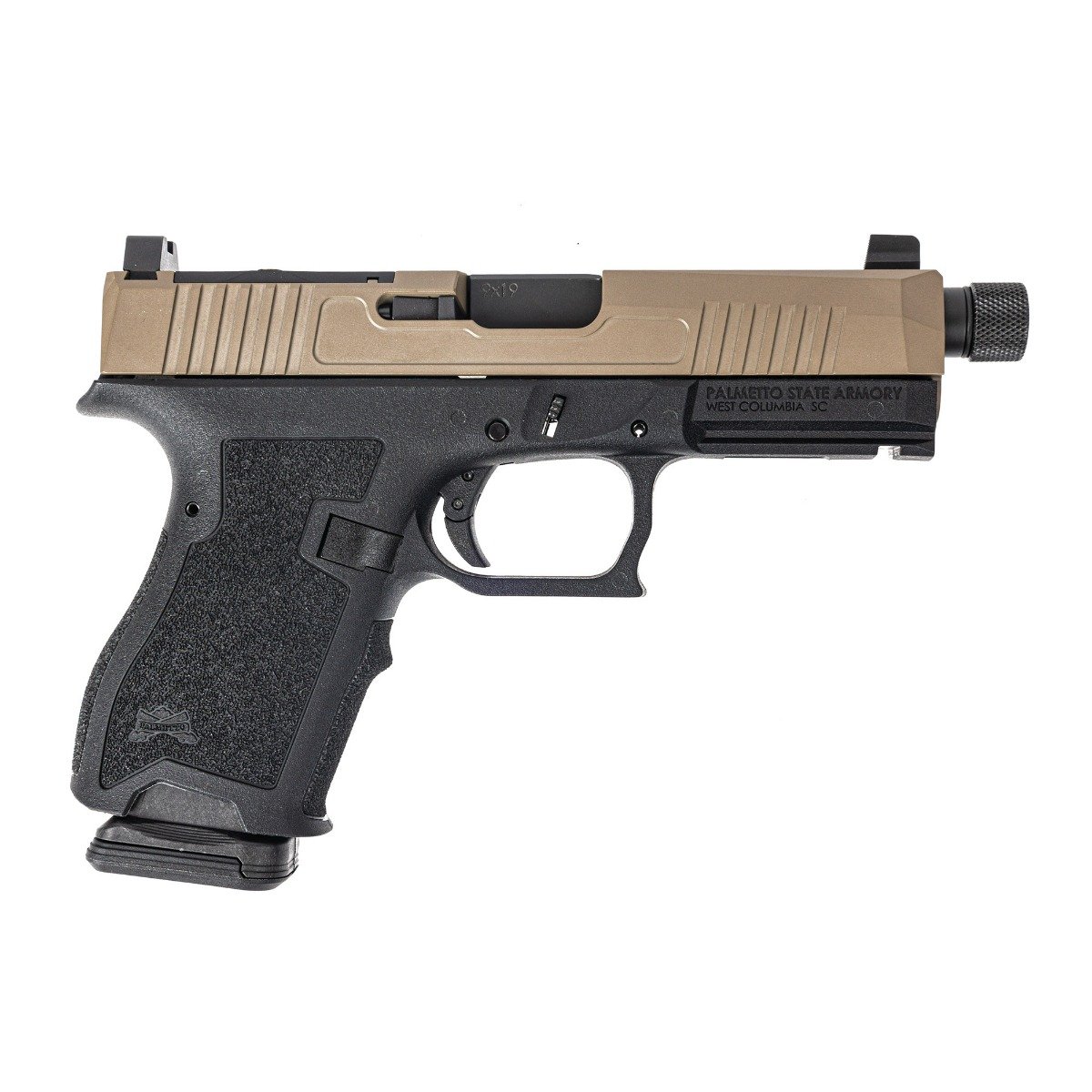 PSA Dagger Compact 9mm RMR Pistol with Extreme Carry Cuts - 2-Tone Flat Dark Earth